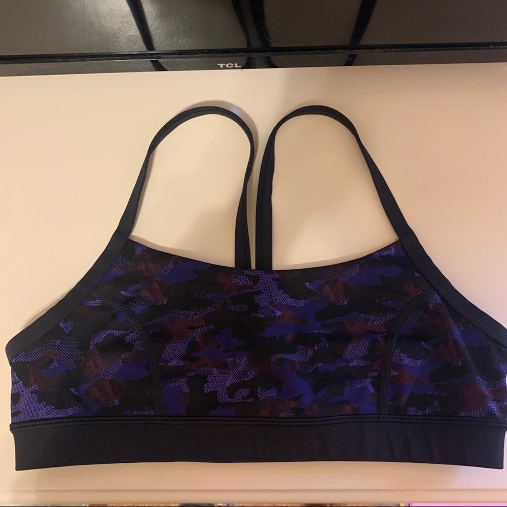 Multicolor print lululemon bra